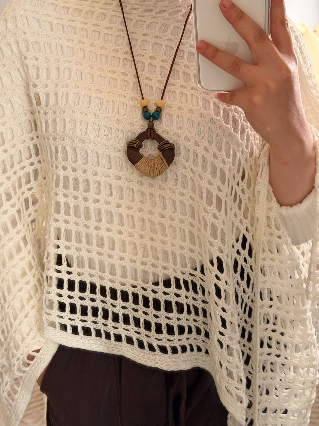 Crochet necklace