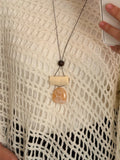 Vintage resin geometric
