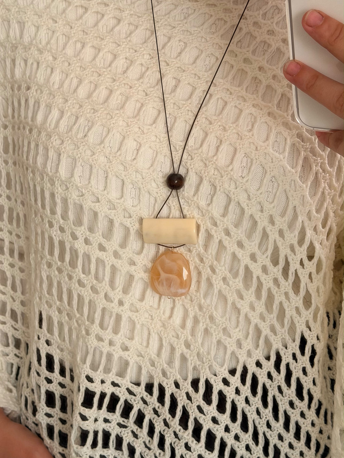 Vintage resin geometric