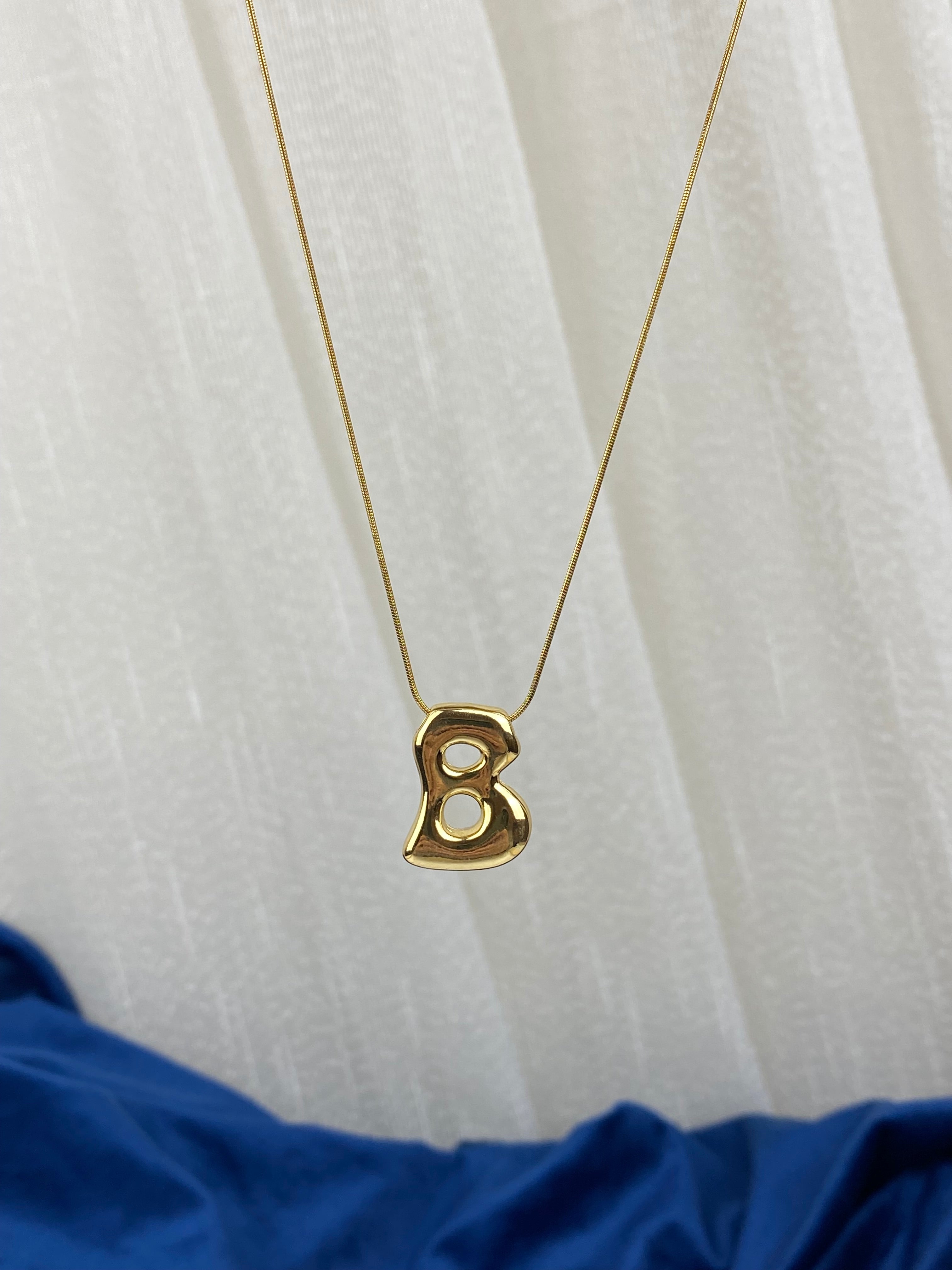 Gold bubble Necklace