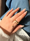 Crystal chain ring