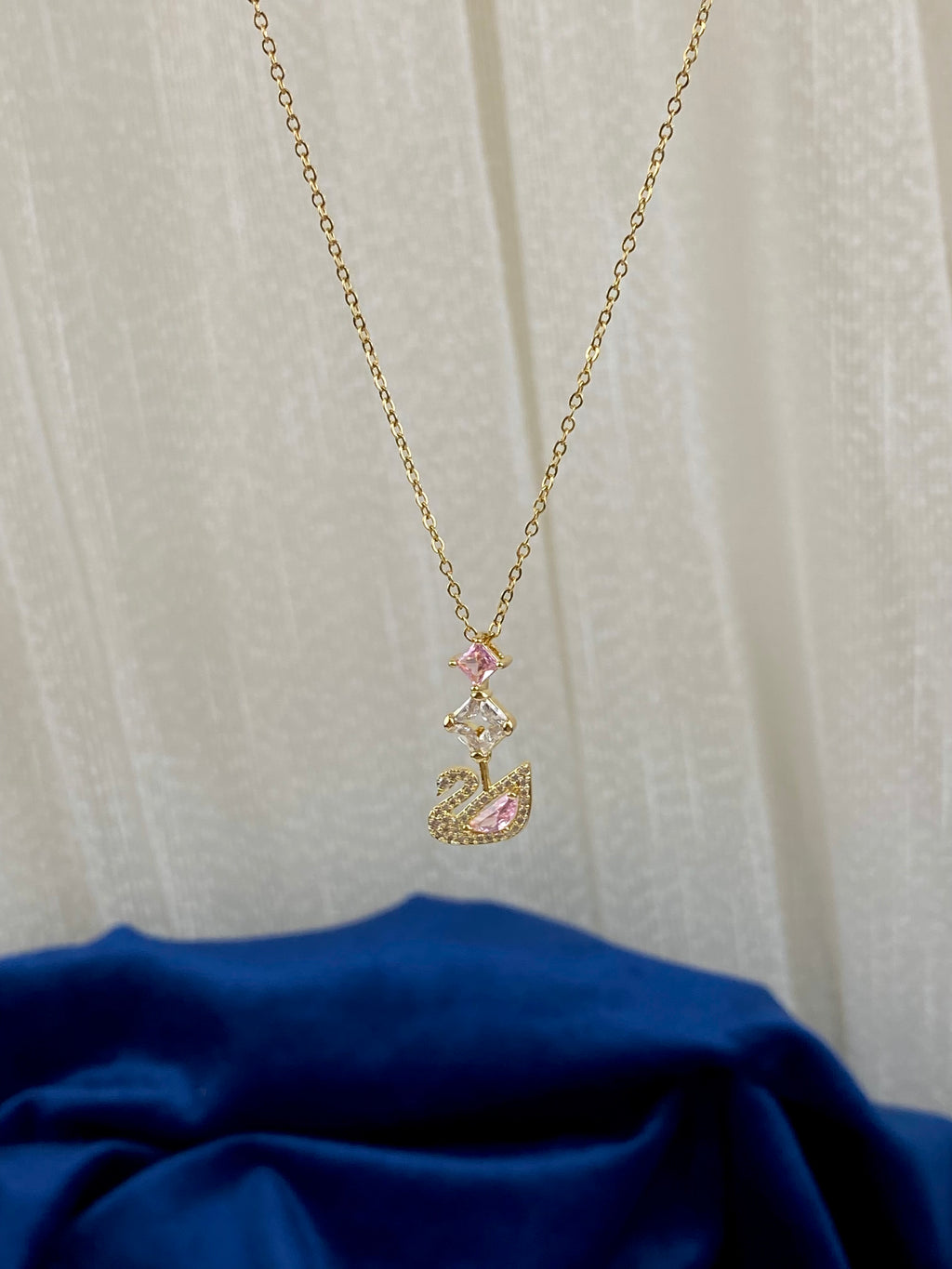 Pink swan