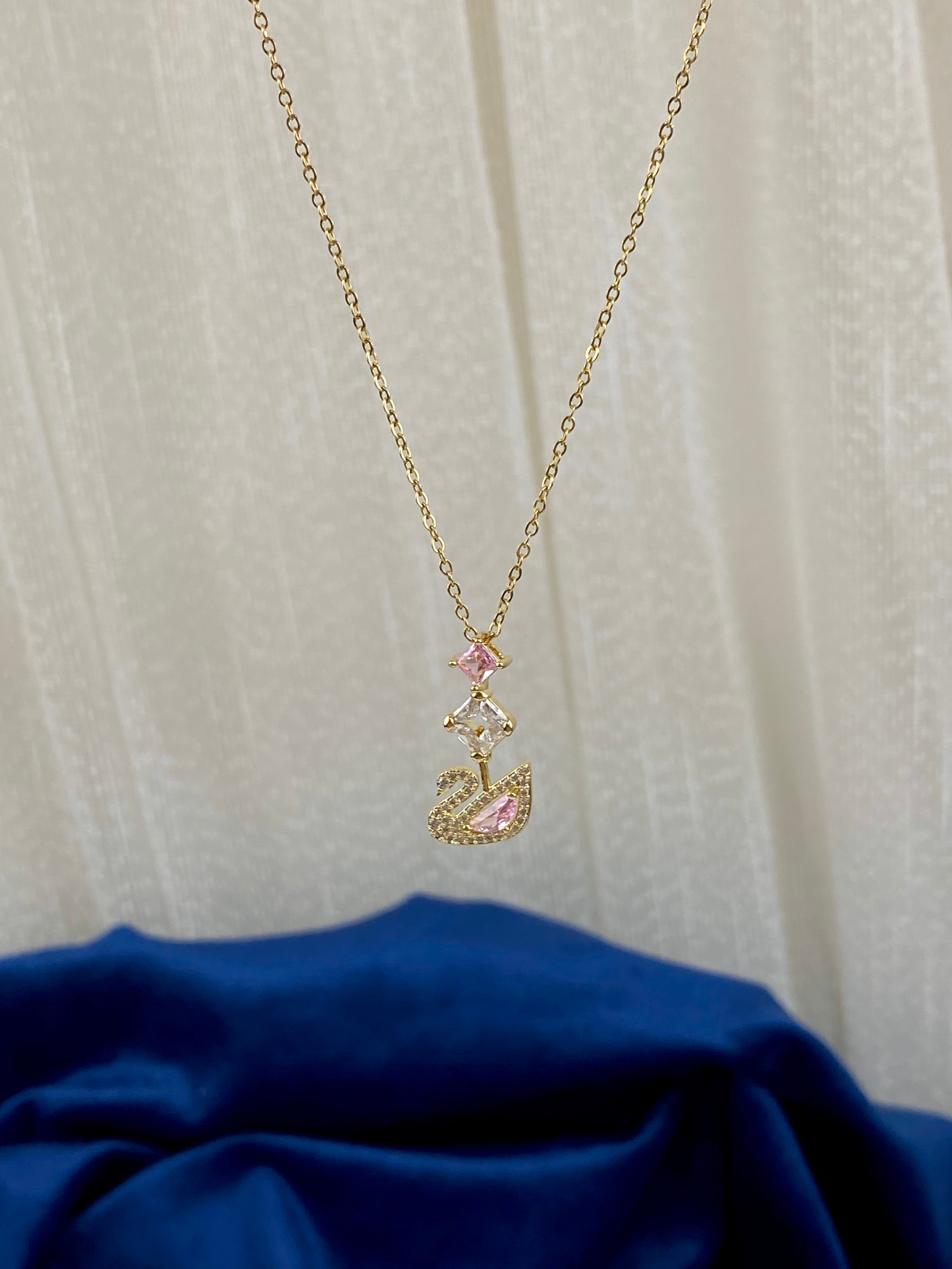 Pink swan