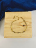 gold ropy bracelet