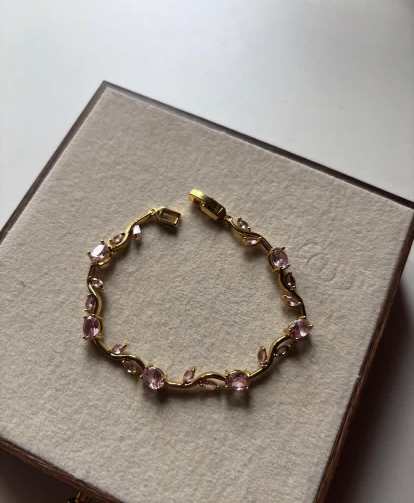 Pink Tulip Bracelet