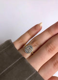 Vintage sparkle ring