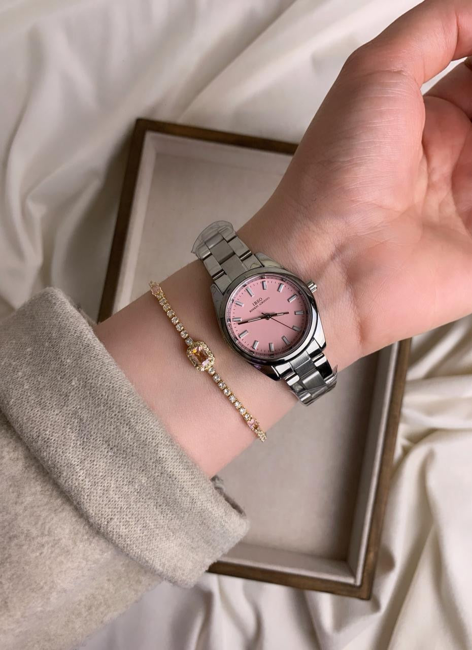 Round Dial ibso watch