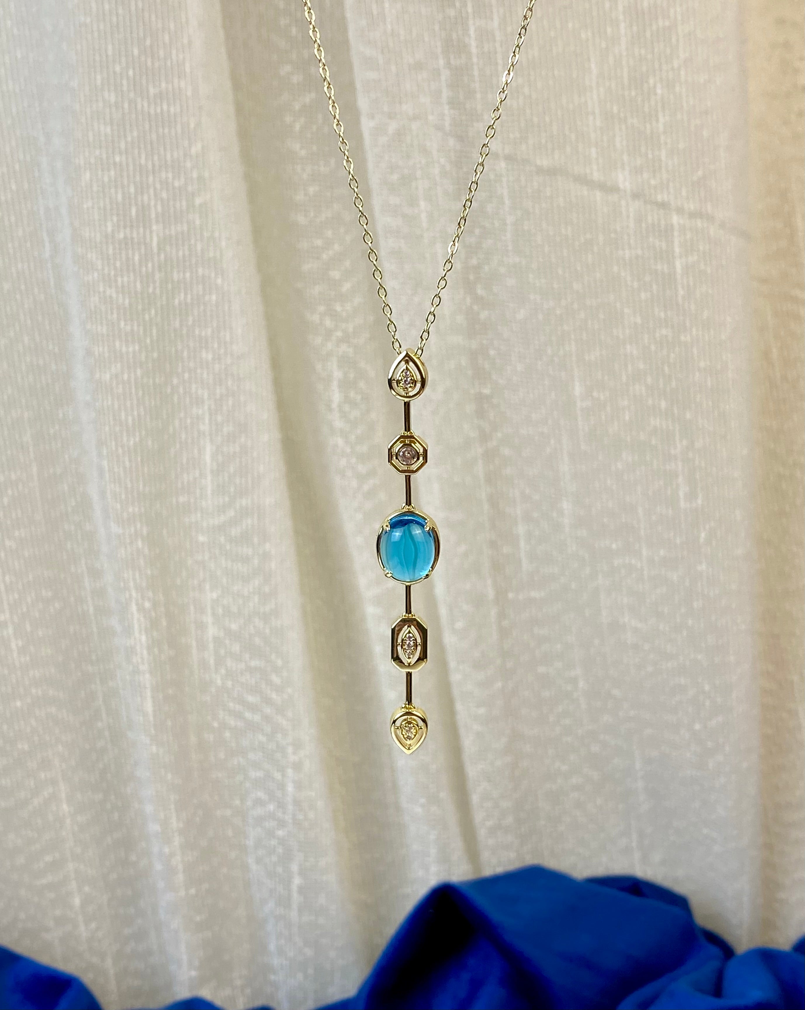 Shaped colorful necklace