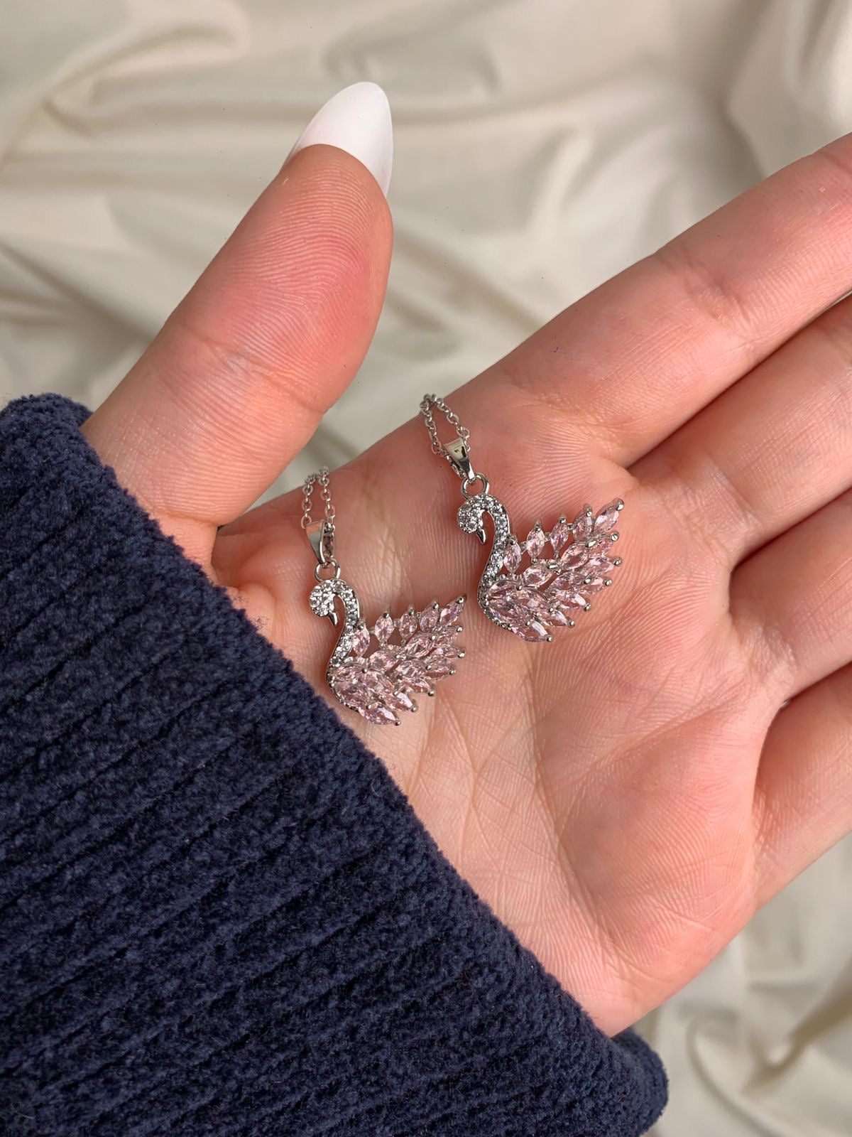 Swarovski swan Necklace