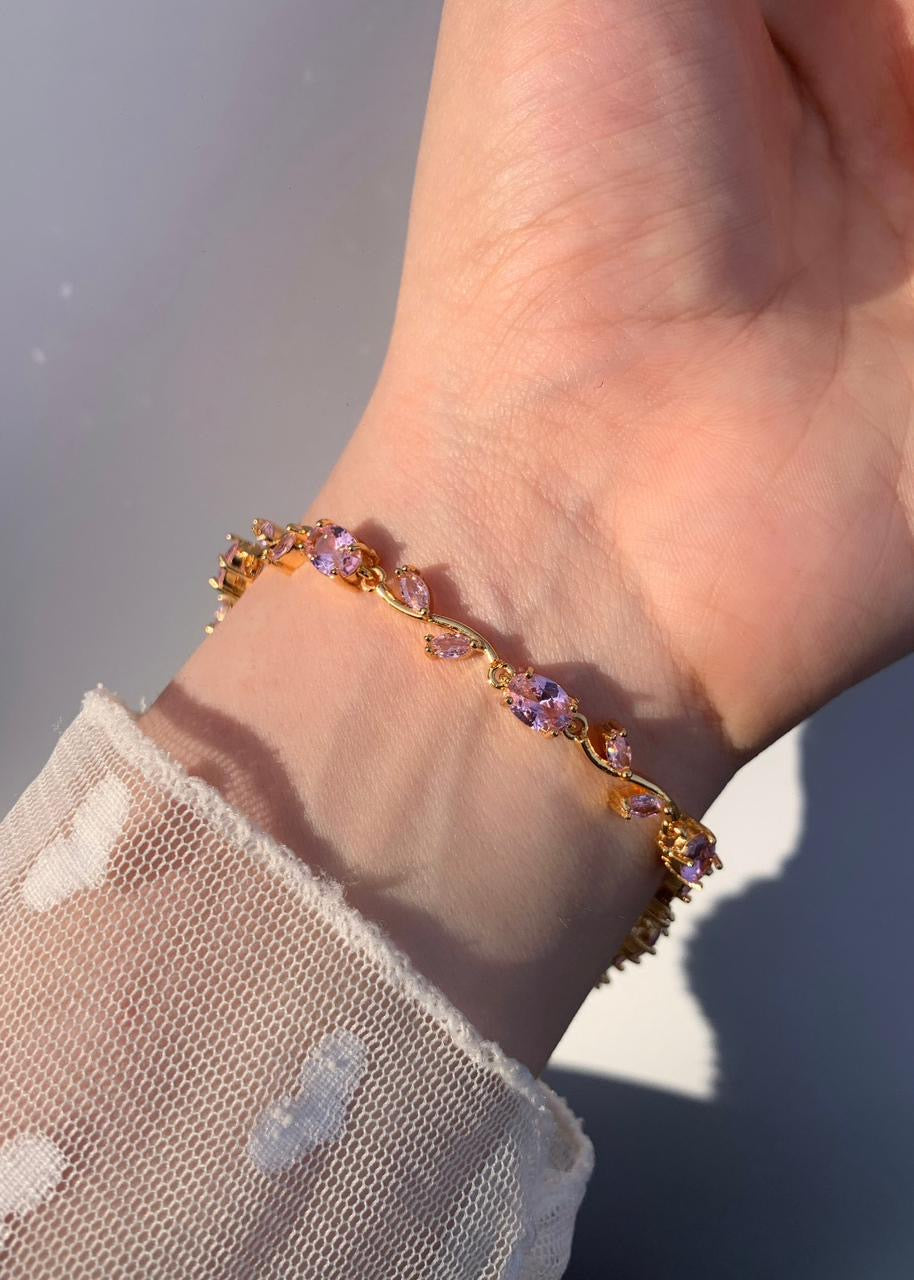 Pink Tulip Bracelet