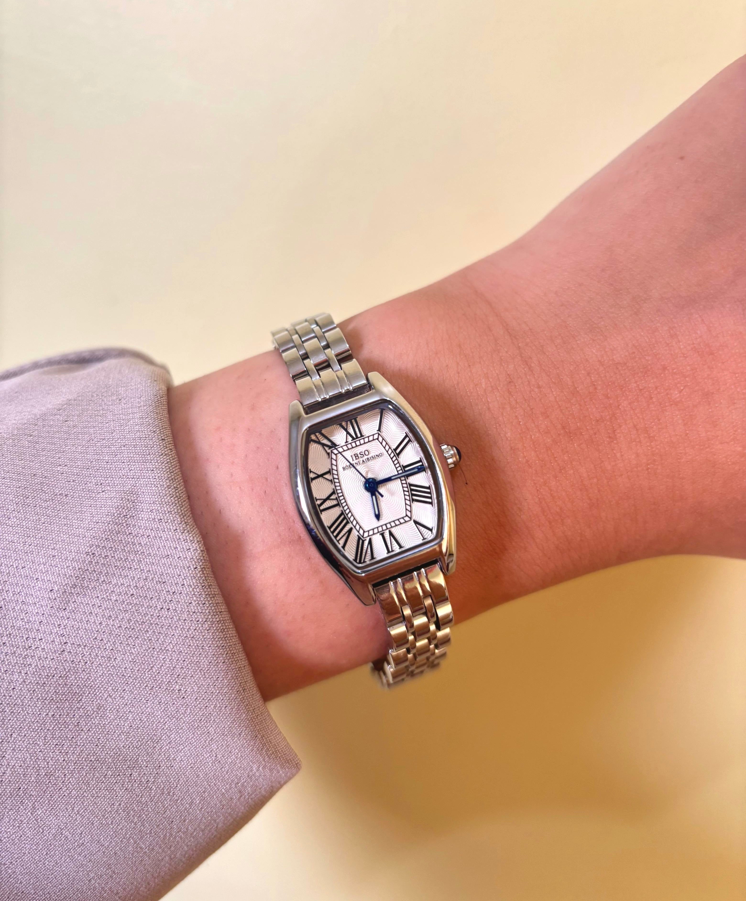Ibso silver watch limited edition