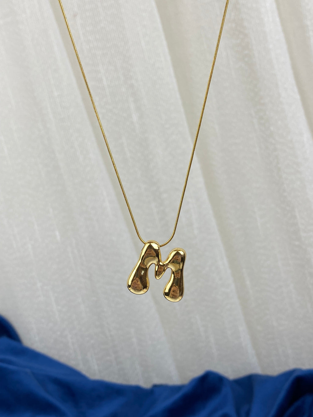Gold bubble Necklace