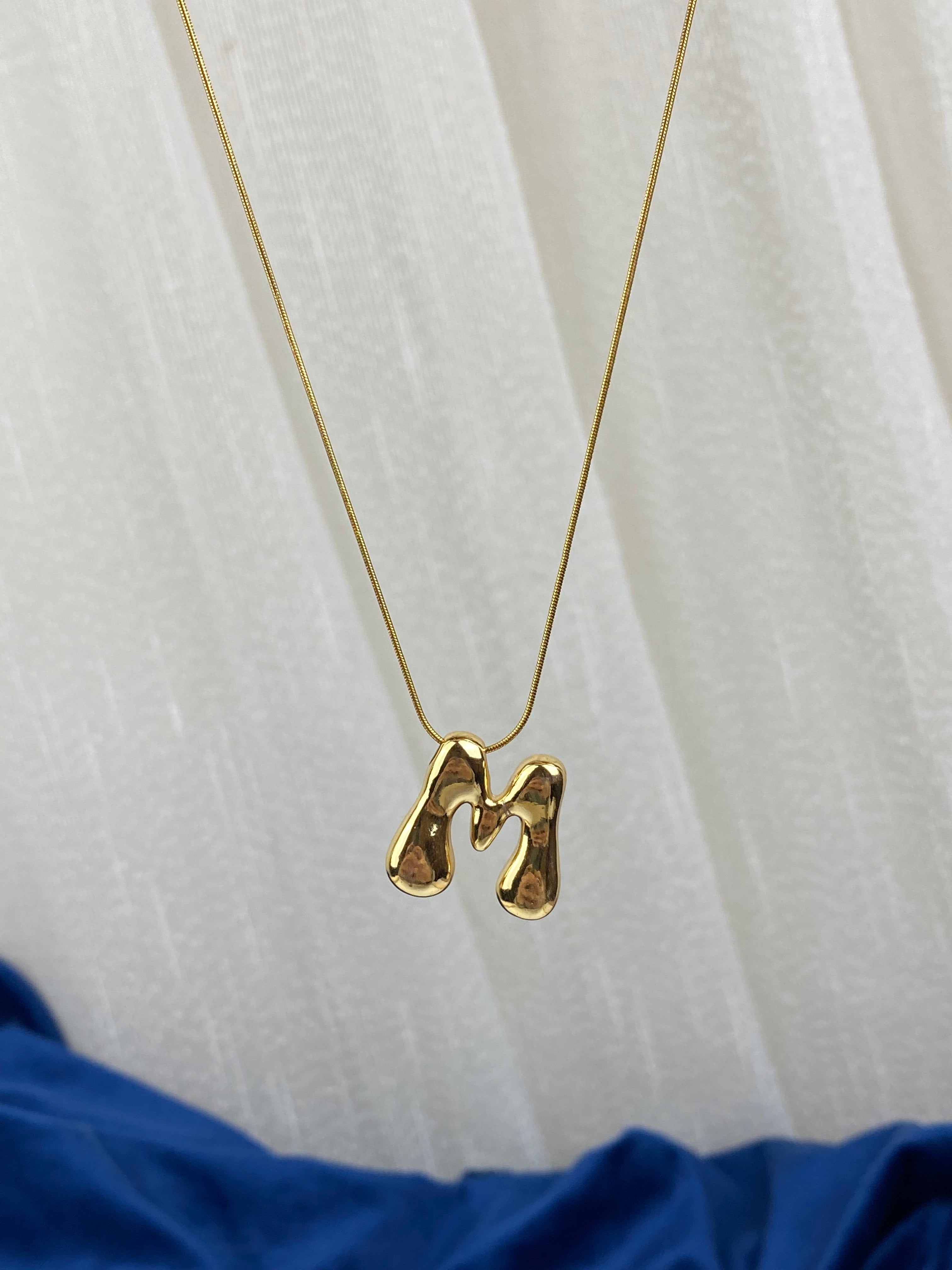 Gold bubble Necklace