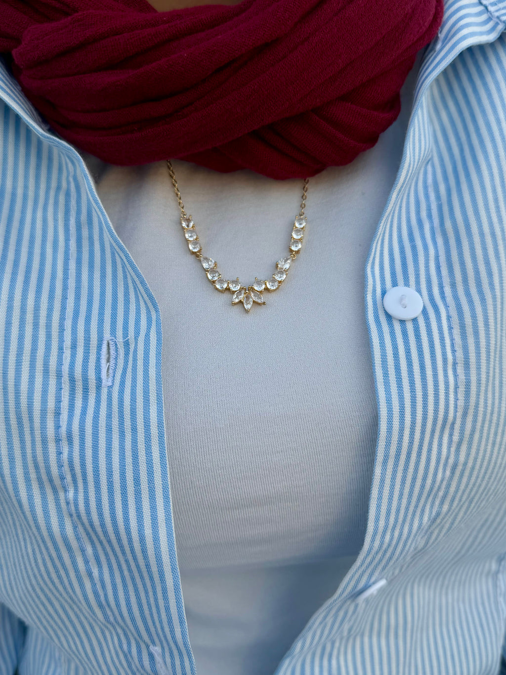 Crystal Bloom necklace