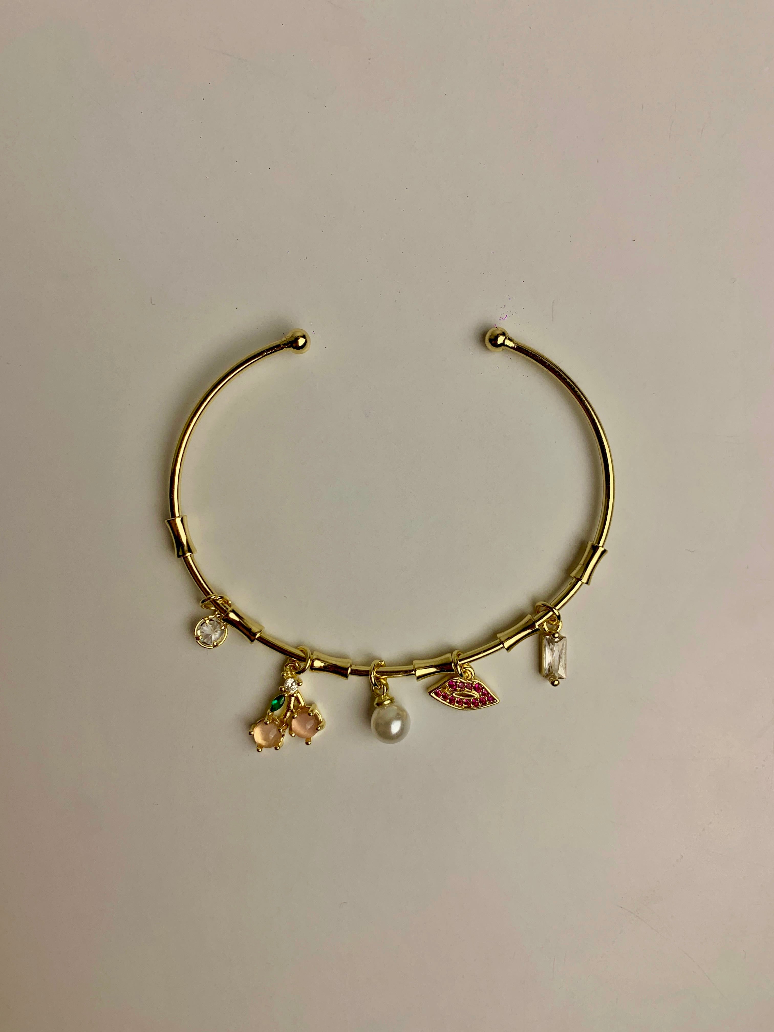 Charm Gold Bracelet