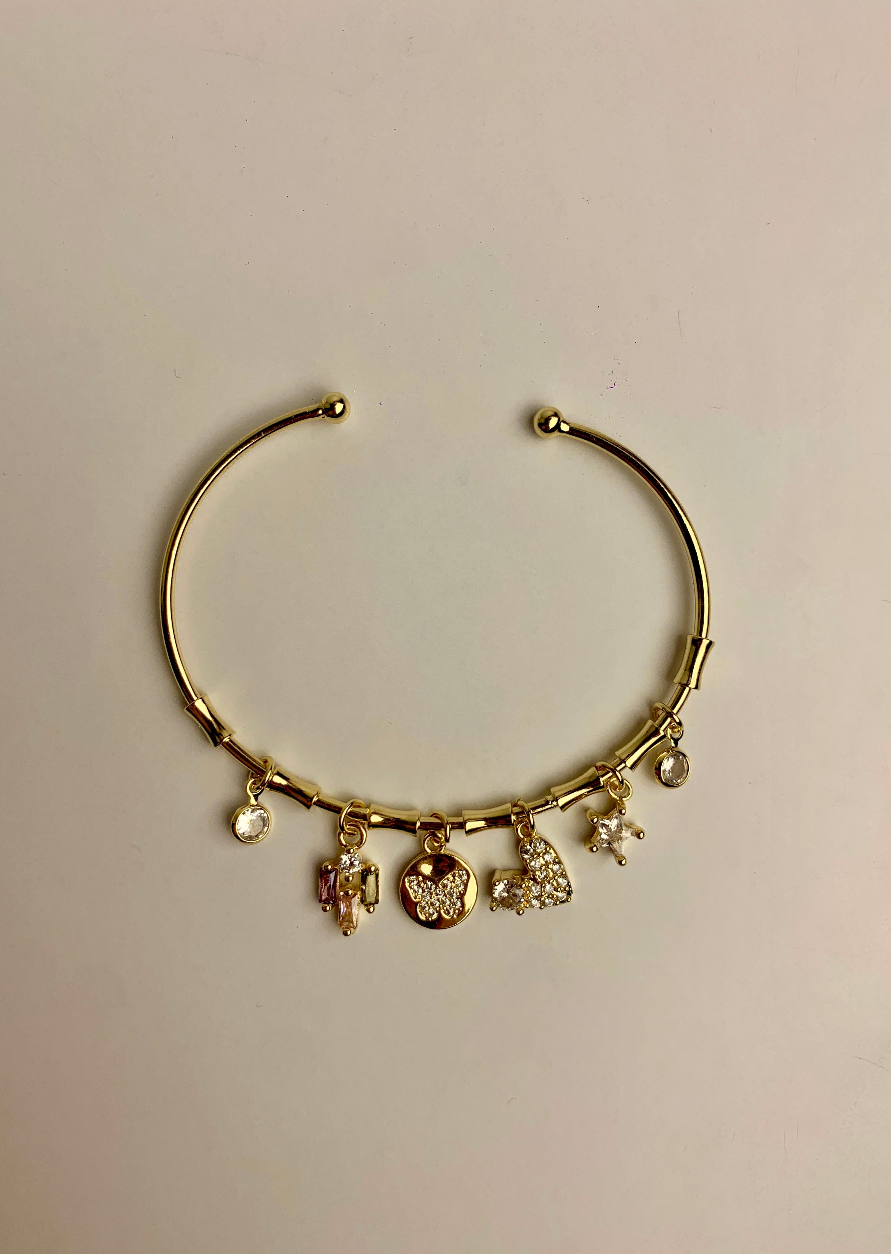 Charm Gold Bracelet