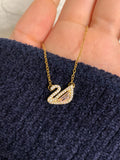 Swarovski Swan necklace