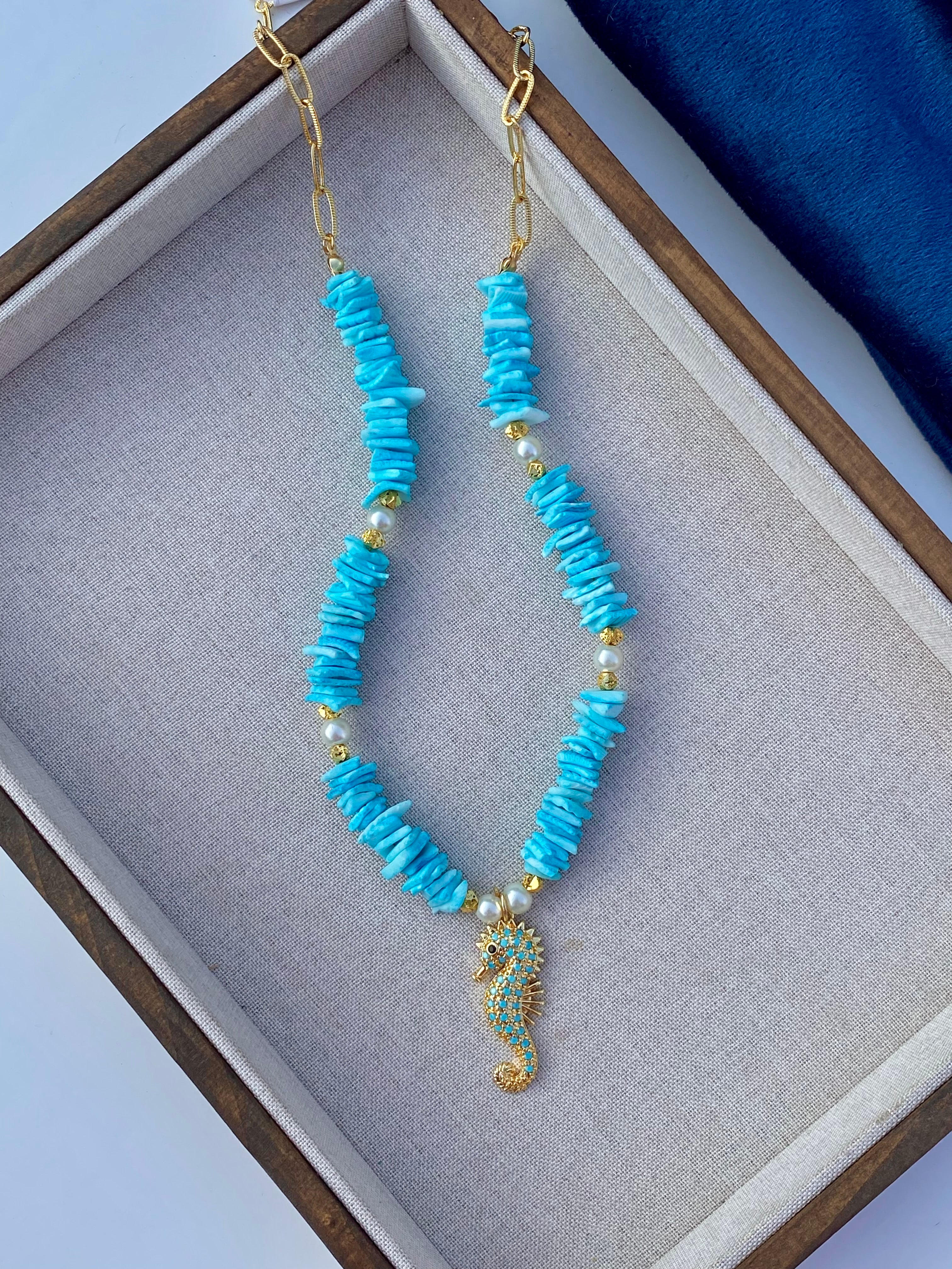 Sea animal rope necklace