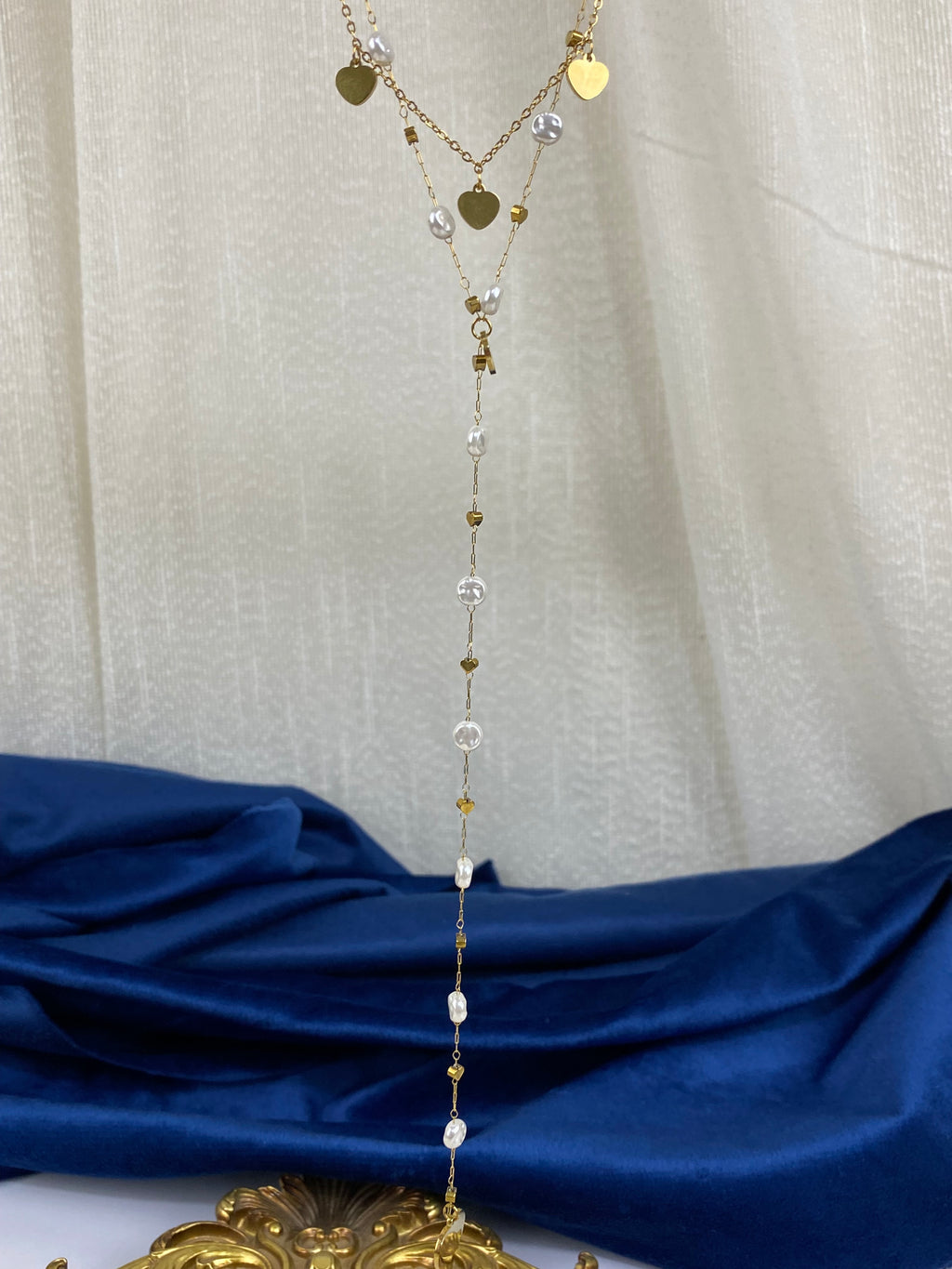 Pearl Hearts pendant