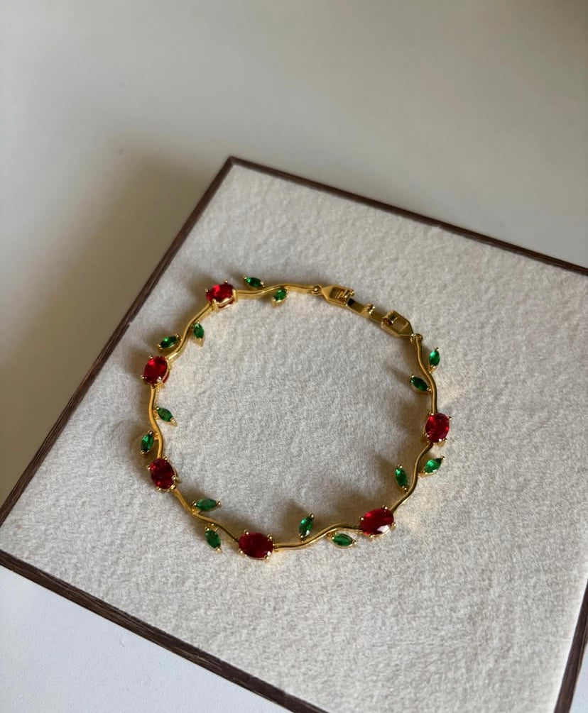 Red Tulip bracelet