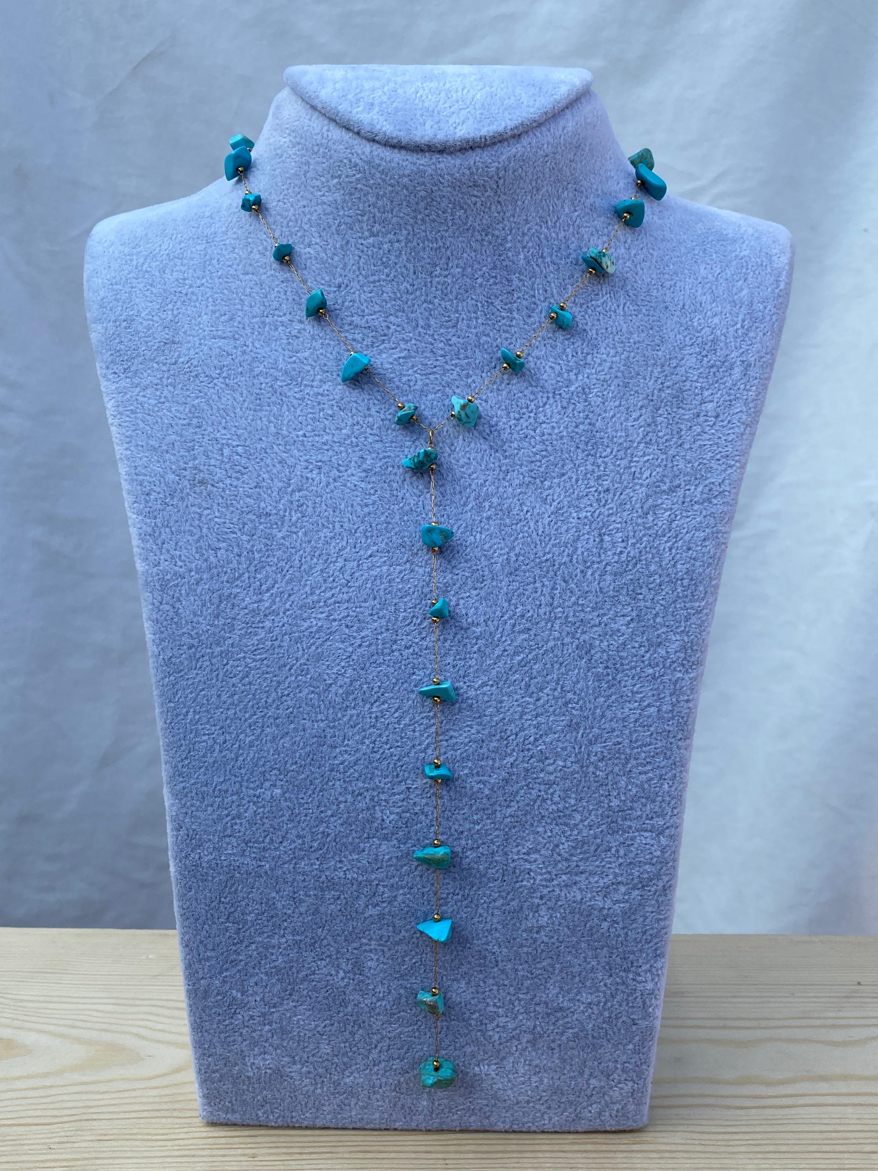 Turquoise Drop Necklace