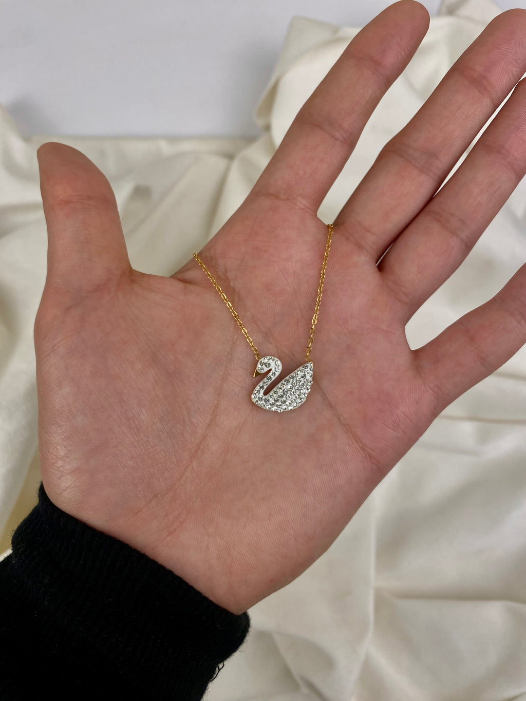 Swarovski swan Necklace