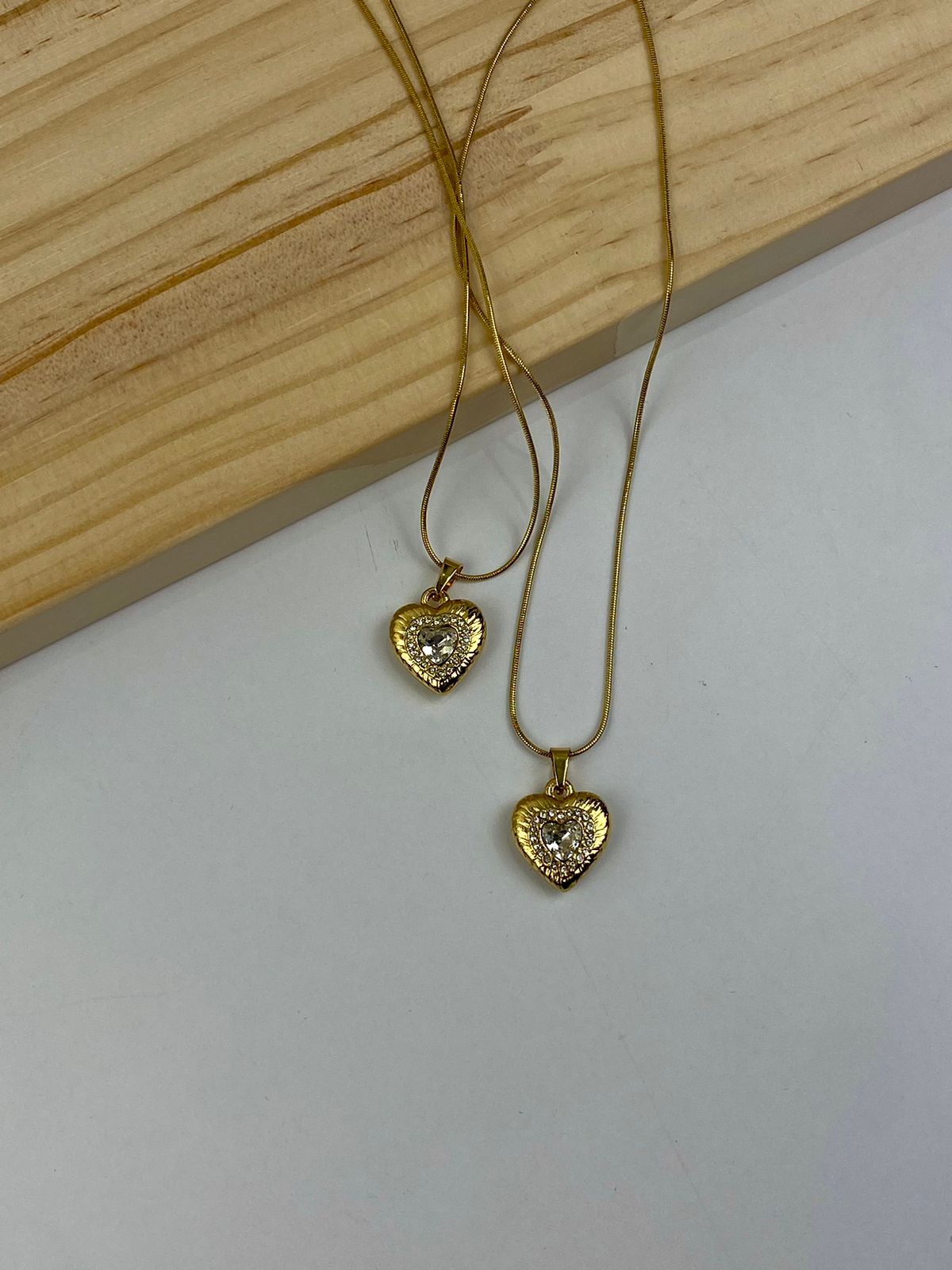 Diamond heart necklace